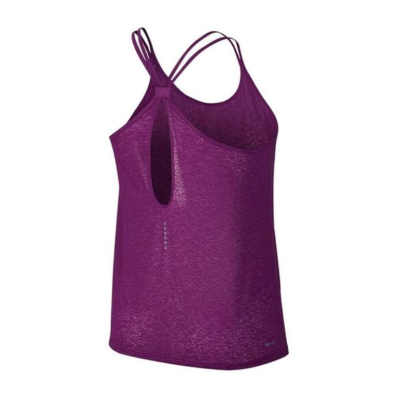Nike Dri-Fit Cool Breeze Strappy Tank Purple Small - Picture 2 of 8